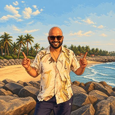 Nikhil Akki at the coast